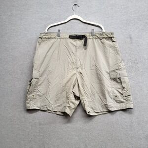 REI Men Shorts 2XL Beige Cargo Nylon Fishing Outdoors‎